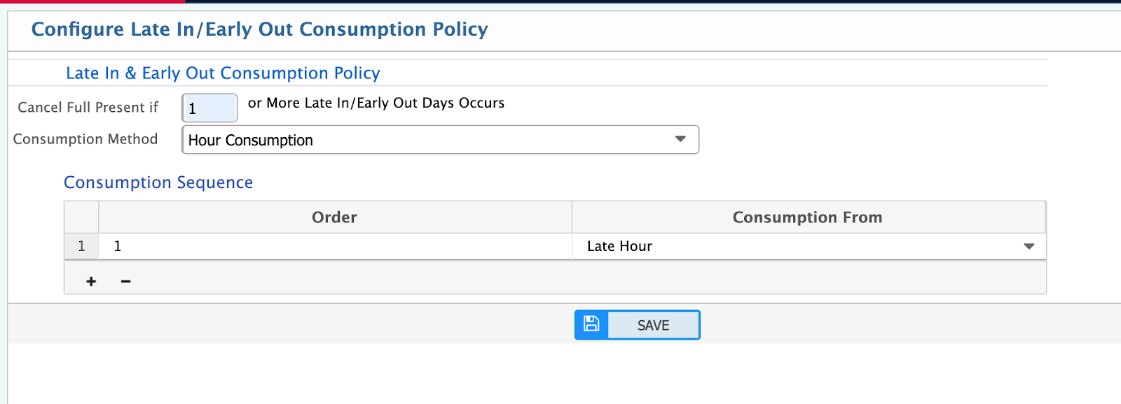 Late Deduction Policy Configuration2